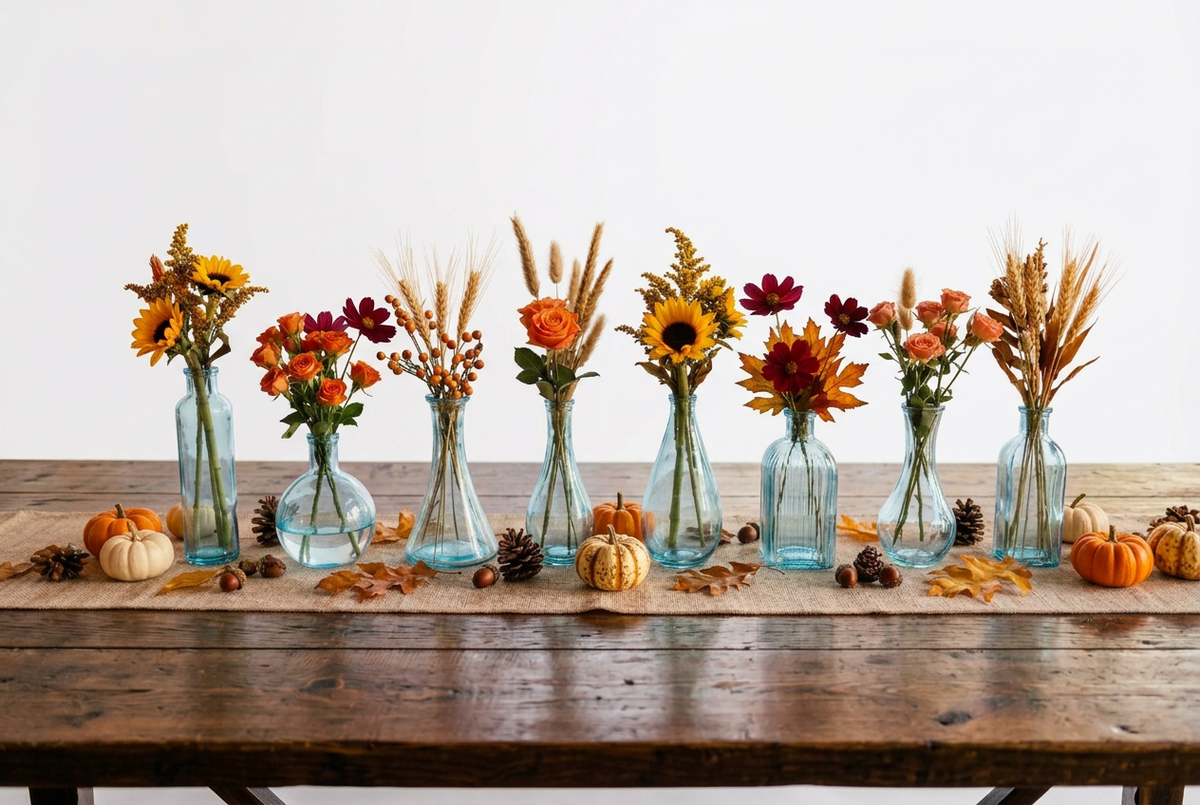 Seasonal Bud Vase Table Collection